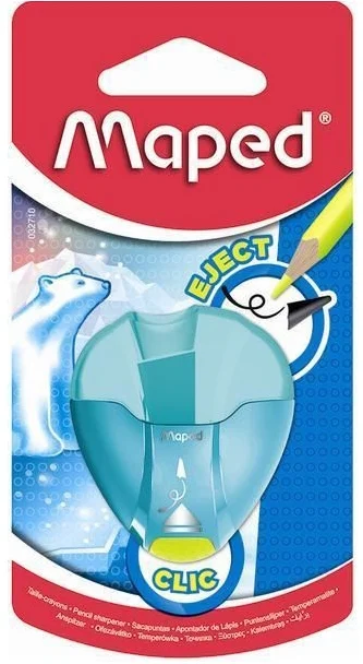 Ascutitoare simpla cu rezervor, pe blister, diverse culori, I-Gloo Eject Maped – imaginea 2