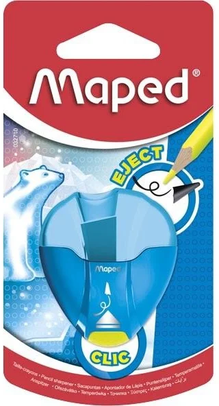 Ascutitoare simpla cu rezervor, pe blister, diverse culori, I-Gloo Eject Maped – imaginea 3