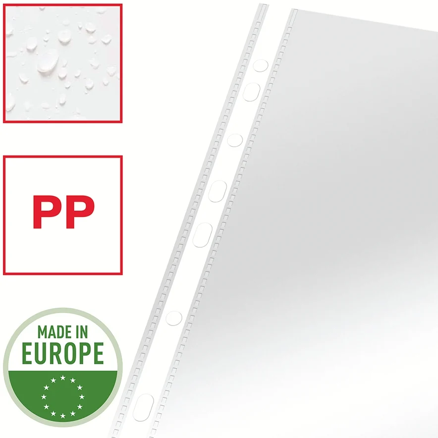 Dispenser folii de protectie, A4, cristal, 55 microni, 40 buc, Esselte – imaginea 3