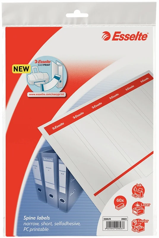 Etichete printabile autoadezive 50 mm, 60 etichete/set Esselte – imaginea 3