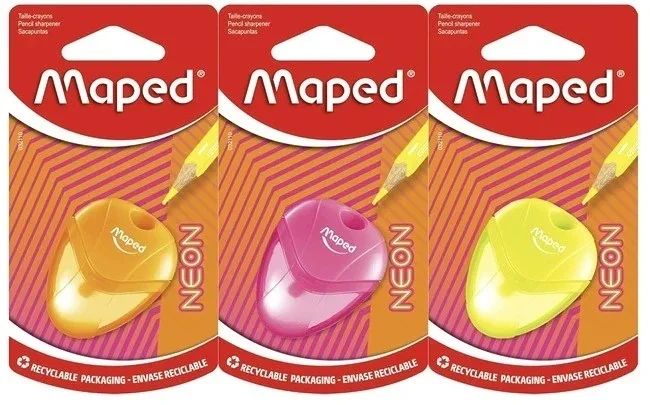 Ascutitoare Maped, I-Gloo, neon, simpla cu rezervor