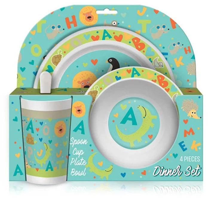 Set vesela si tacamuri animale S-Cool