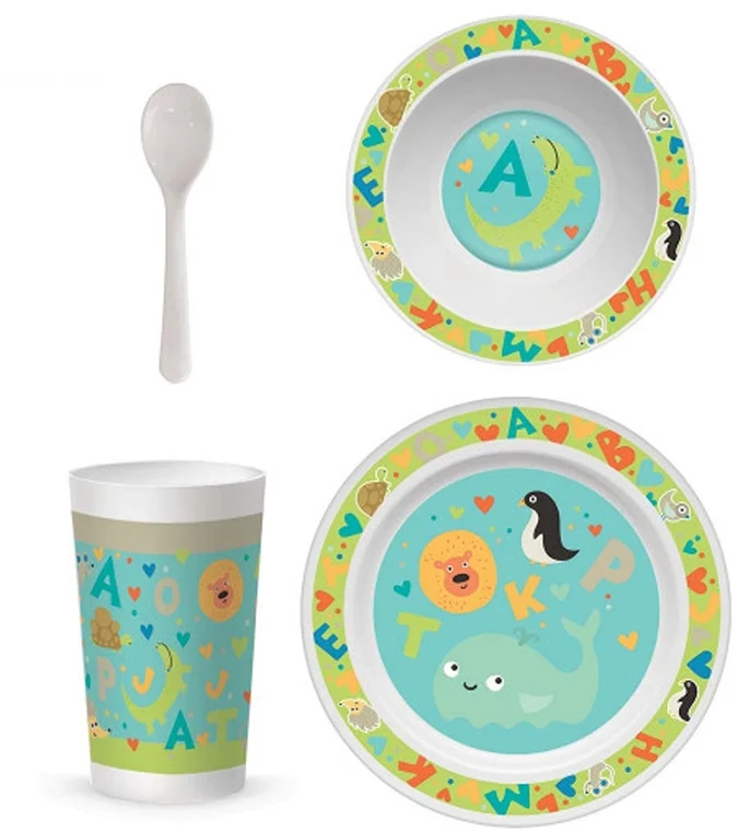 Set vesela si tacamuri animale S-Cool – imaginea 2
