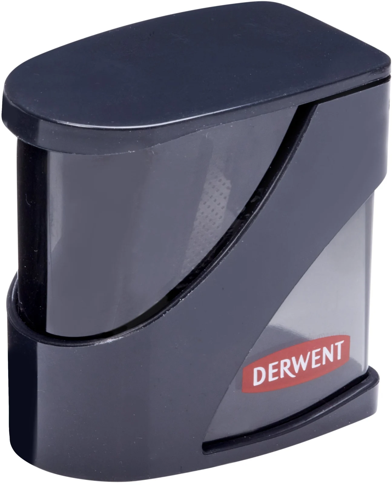 Ascutitoare Professional, metalica, manuala, duala, cu rezervor, negru, Derwent – imaginea 2