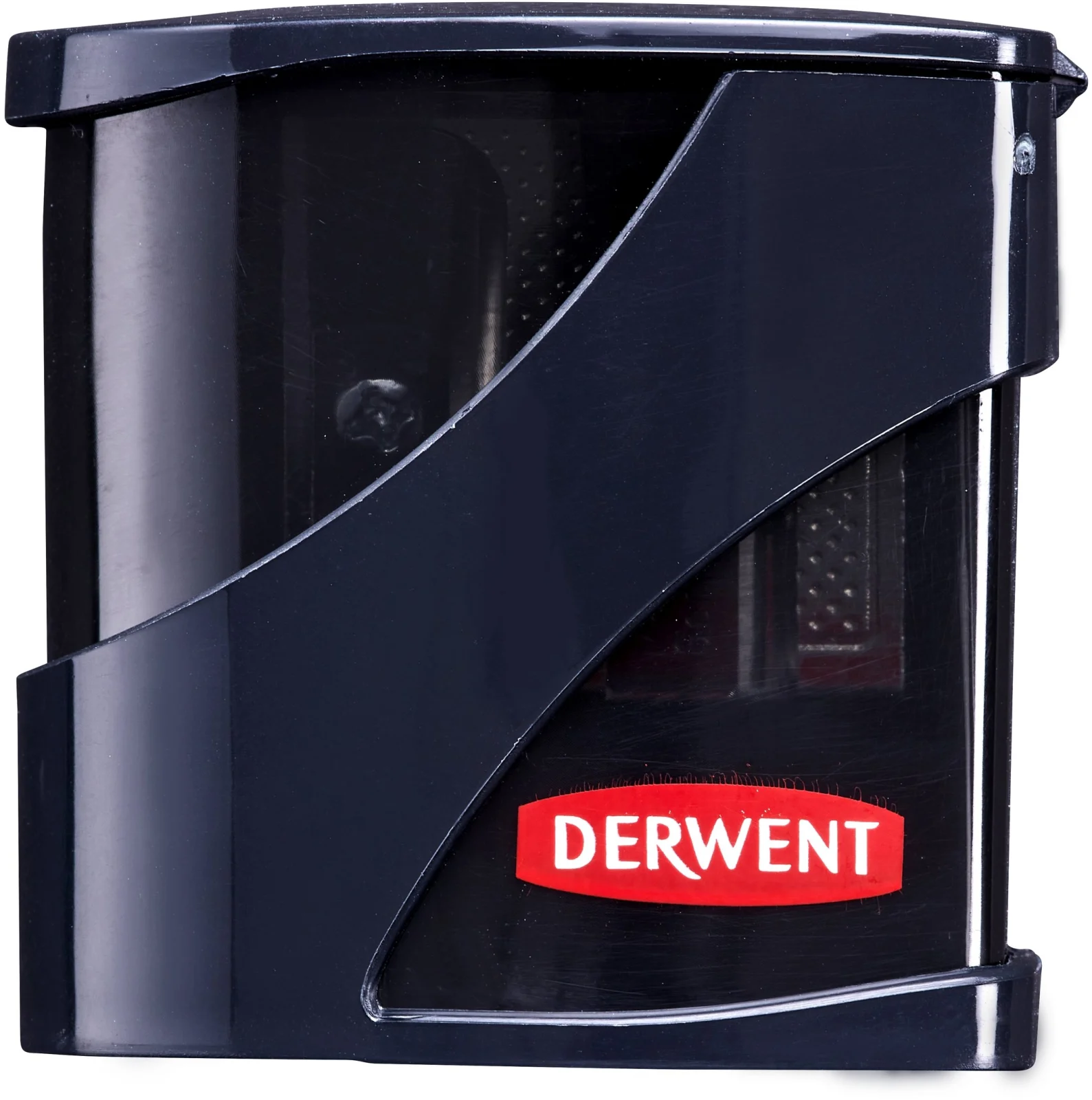 Ascutitoare Professional, metalica, manuala, duala, cu rezervor, negru, Derwent – imaginea 3