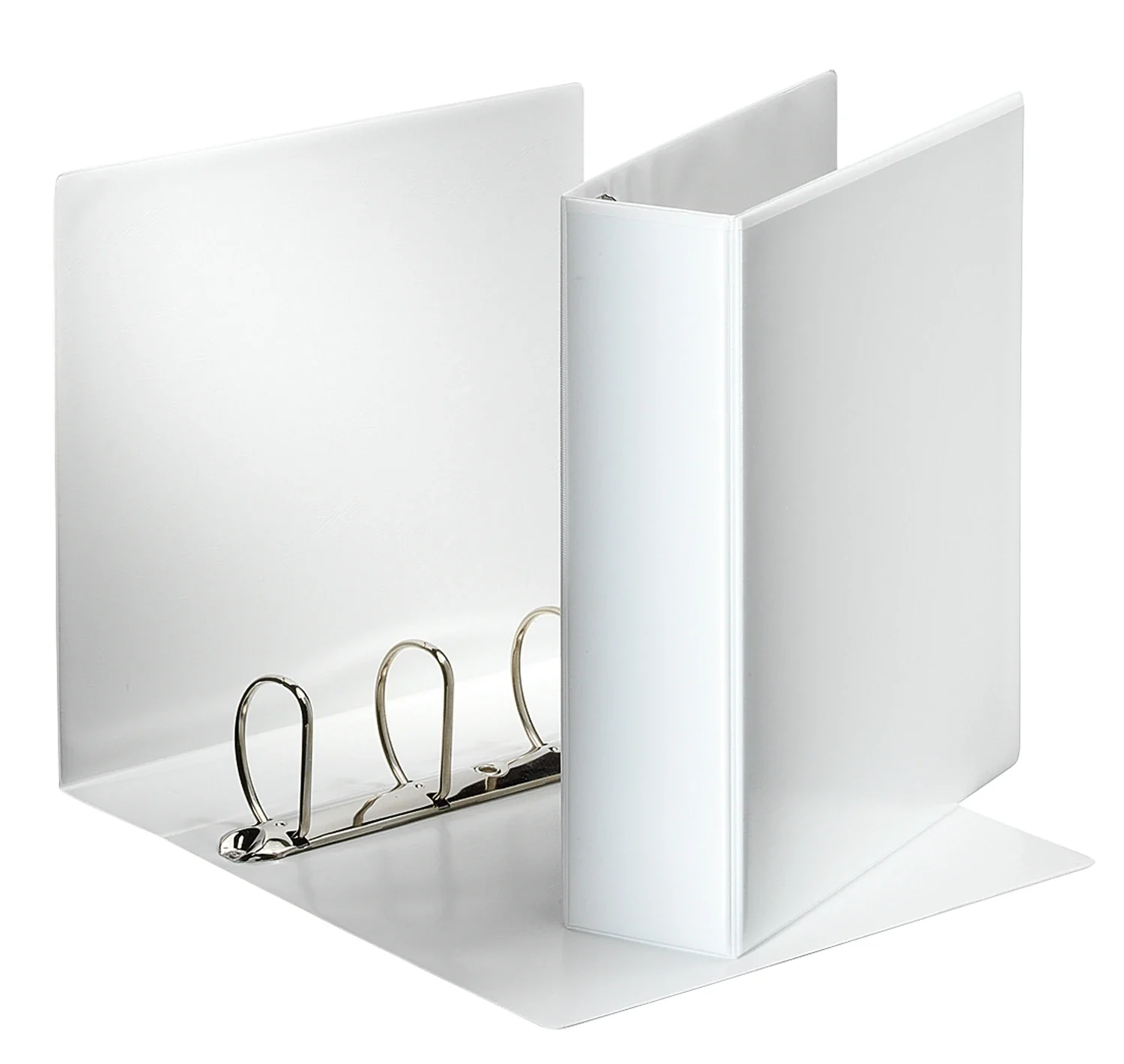 Caiet mecanic Panorama, PP/PP, partial reciclat, certificare FSC, A4, mecanism 4DR, inel 60 mm, alb, Esselte