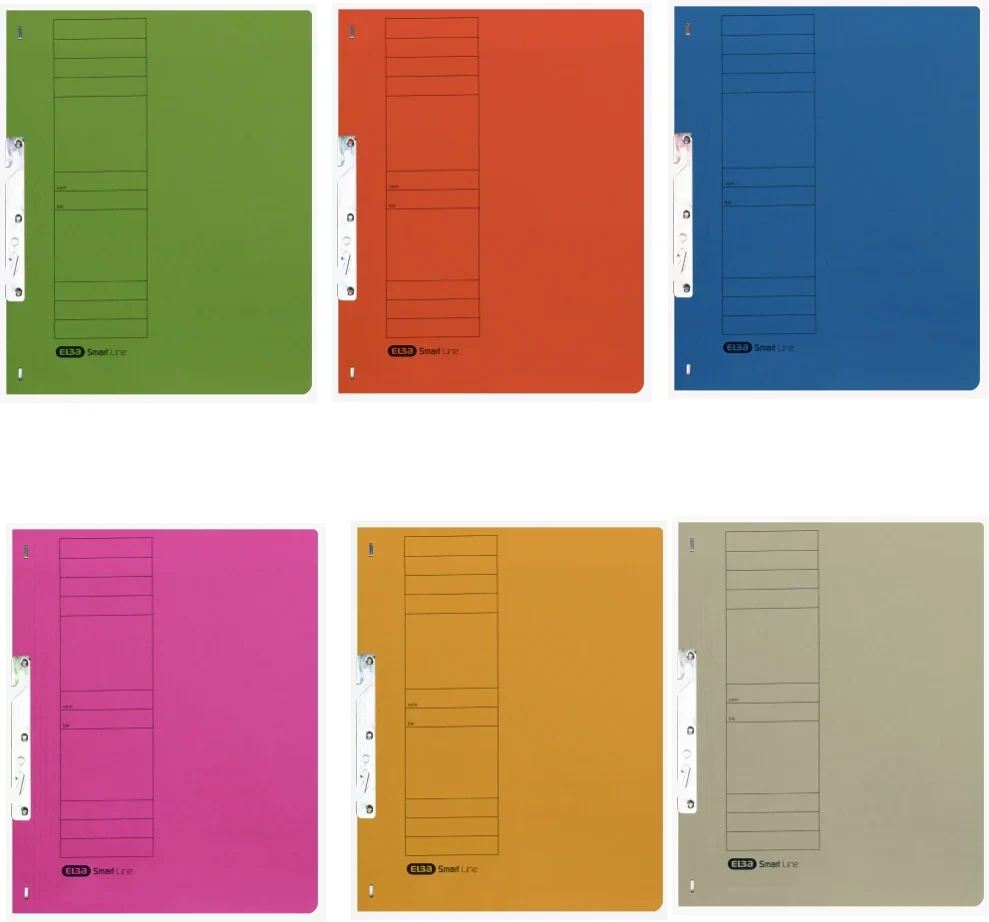 Dosar de incopciat Elba Smart, A4, 1/1, 200 file, diverse culori