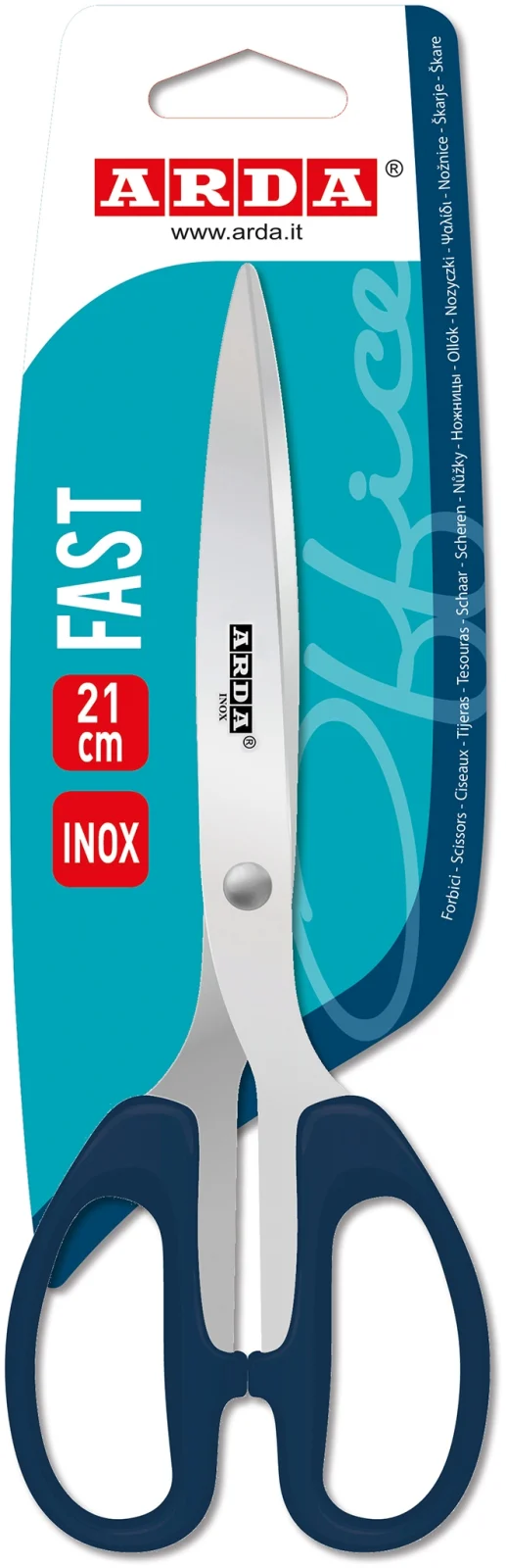 Foarfeca Fast 21 cm, blister, Arda