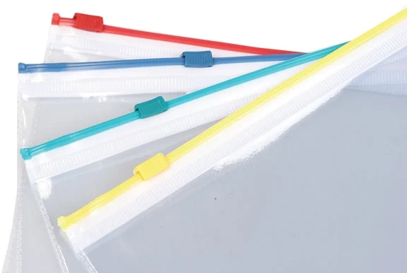 Plic plastic ziplock, 225 x 125 mm, transparent, diverse culori, Centrum