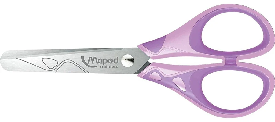 Foarfeca 13 cm, diverse culori, Essentials Soft Pastel Maped – imaginea 3