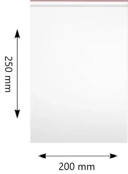 Pungi ziplock Clarina, 200 x 250 mm, 100/set