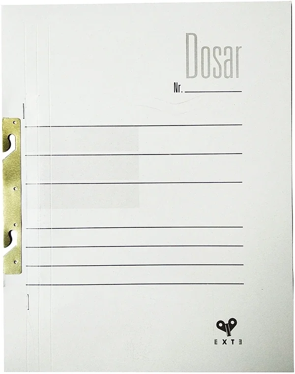 Dosar A4 din carton de incopciat 1/1 EXTE