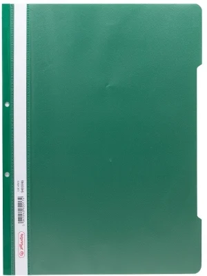 Dosar sina A4 PP, perforat verde, Herlitz
