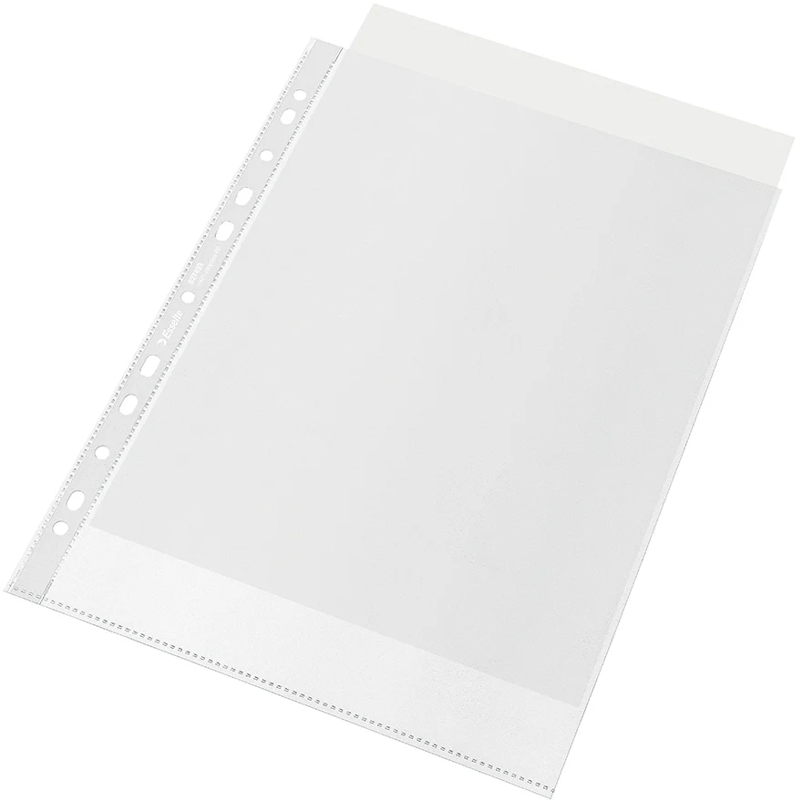 Folie de protectie Recycled, PP reciclat, A4 Maxi, 70 mic, 50 buc/cutie, standard Esselte – imaginea 5