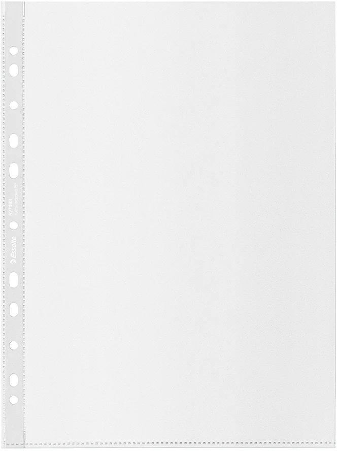 Folie de protectie Recycled, PP reciclat, A4 Maxi, 70 mic, 50 buc/cutie, standard Esselte – imaginea 6