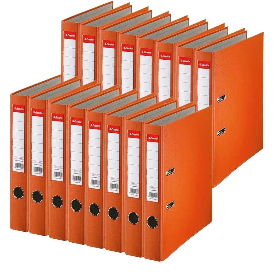 Biblioraft Economy, PP, A4, 50 mm, portocaliu, 25 buc/set Esselte