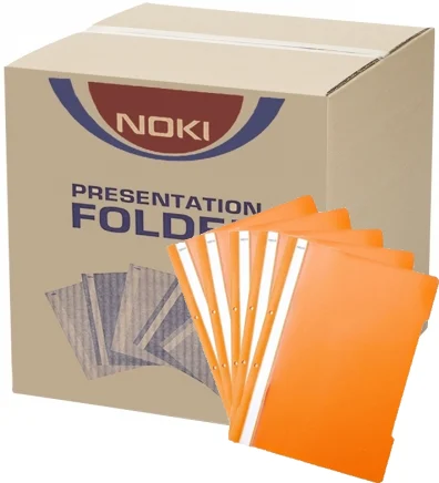 Dosar A4 din plastic cu sina si perforatii, 400 buc/cutie Noki – imaginea 9