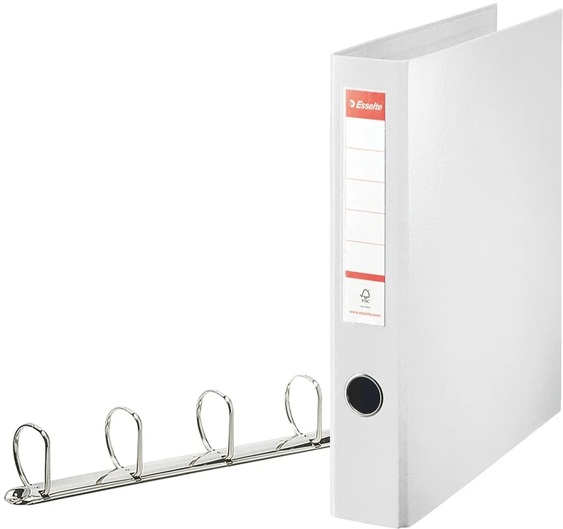 Caiet mecanic VIVIDA Jumbo, PP/PP, partial reciclat, certificare FSC, A4, mecanism 4DR, inel 40 mm, Esselte – imaginea 5