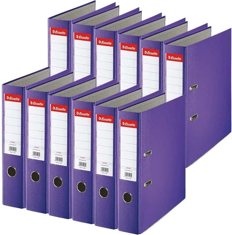 Biblioraft Economy, PP, A4, 75 mm, mov, 20 buc/set Esselte