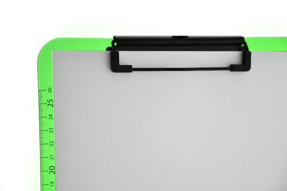 Clipboard standard Office box, A4, transparent PP, verde – imaginea 2