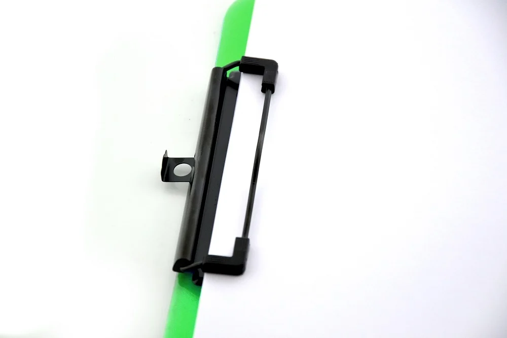 Clipboard standard Office box, A4, transparent PP, verde – imaginea 4