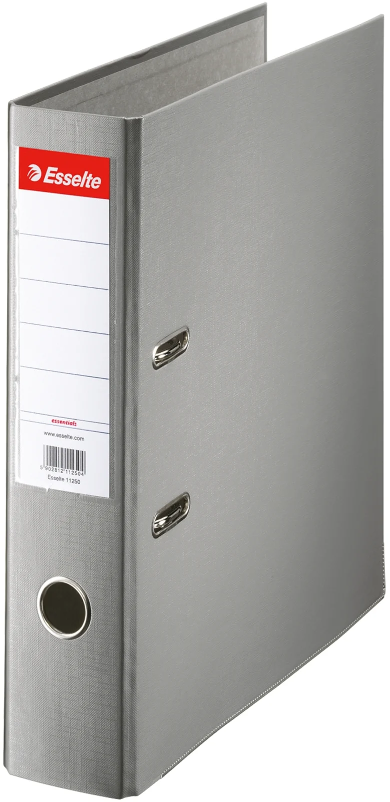 Biblioraft Economy, PP, A4, 75 mm, gri, 20 buc/set Esselte – imaginea 2