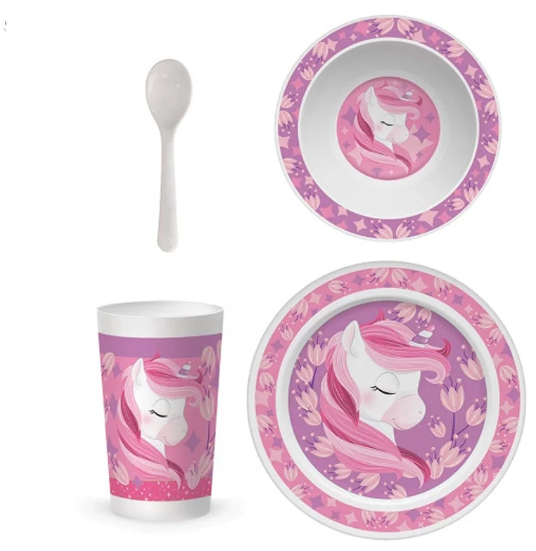 Set vesela si tacamuri unicorn S-Cool – imaginea 2