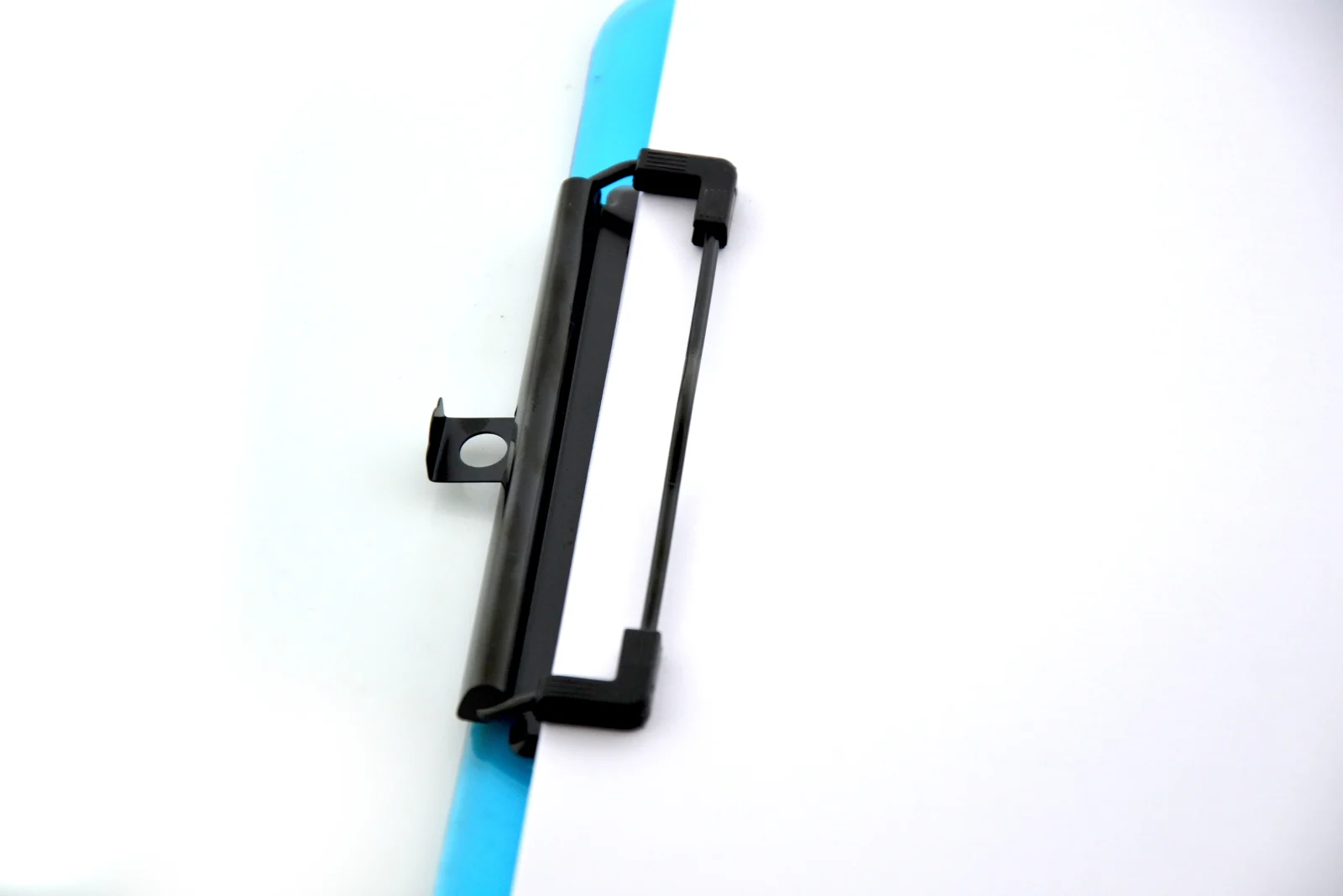 Clipboard standard Office box, A4, transparent PP, albastru – imaginea 6