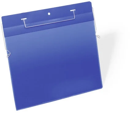 Buzunar logistic cu clema metalica A4 landscape 330 x 290 mm 50 buc/set Durable