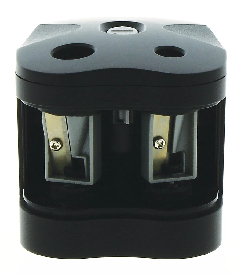 Ascutitoare electrica dubla, cu baterii, pentru birou, negru Derwent Professional – imaginea 5