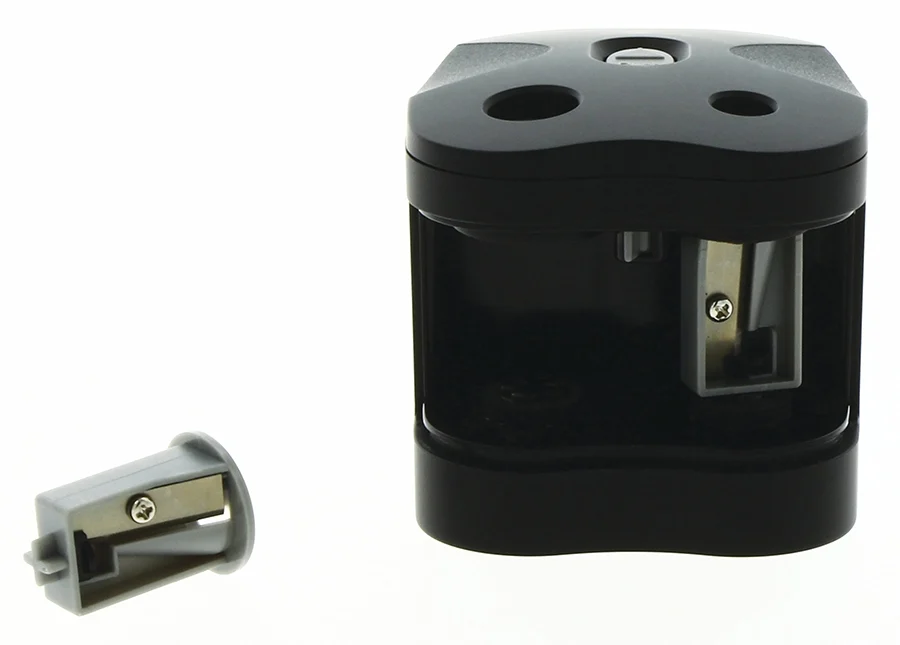 Ascutitoare electrica dubla, cu baterii, pentru birou, negru Derwent Professional – imaginea 6