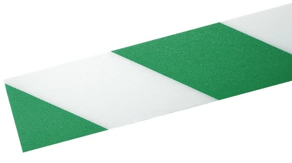 Banda autoadeziva pentru marcat locatii Duraline Strong 50 mm x 30 m alb-verde Durable – imaginea 2