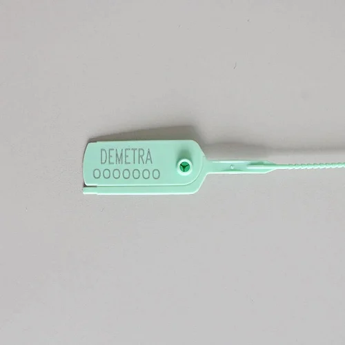 Sigiliu de securitate Demetra, 250 mm, verde, Oniloc – imaginea 2