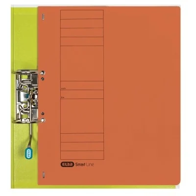 Dosar cu capse Elba Smart Eyelet A4 1/1, carton manila 250g/mp, Blue Angel, capacitate 200 file, diverse culori – imaginea 2