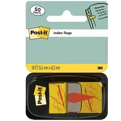 Index autoadeziv 25.4 x 43.2 Post-It 3M semnatura