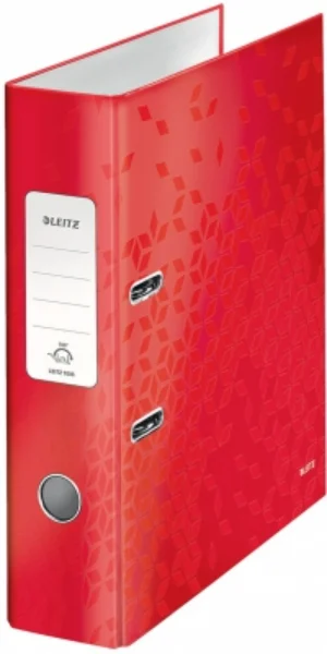 Biblioraft 180° WOW, carton laminat, partial reciclat, certificare FSC, A4, 52 mm, Leitz – imaginea 7