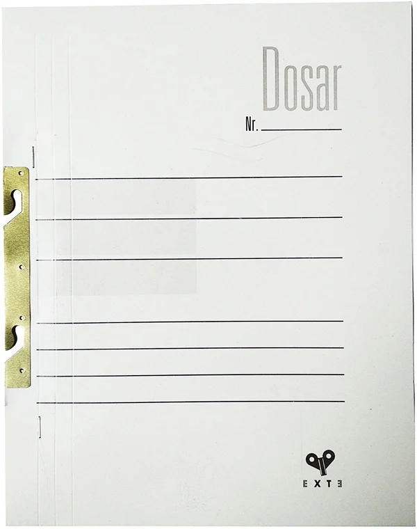 Dosar A4 din carton de incopciat 1/1, 25 buc/set EXTE – imaginea 2