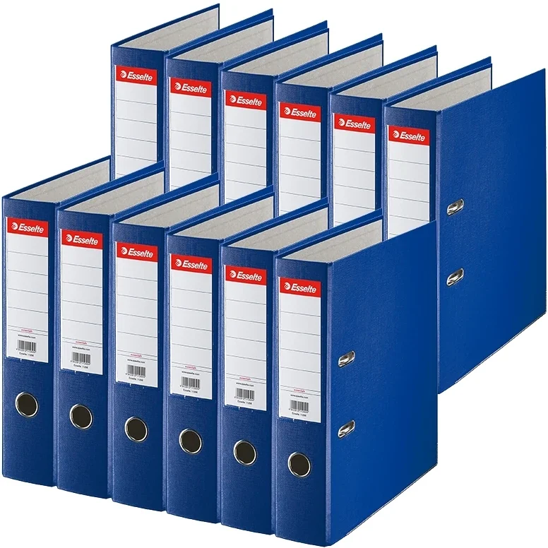 Biblioraft Economy, PP, A4, 75 mm, albastru, 20 buc/set Esselte
