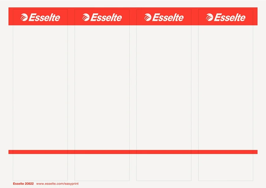 Etichete printabile autoadezive 75 mm, 40 etichete/set Esselte – imaginea 2