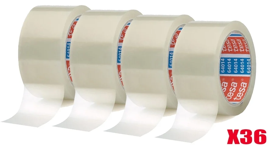 Banda adeziva transparenta, 48 mm x 66 m, 36 buc/cutie Tesa – imaginea 3
