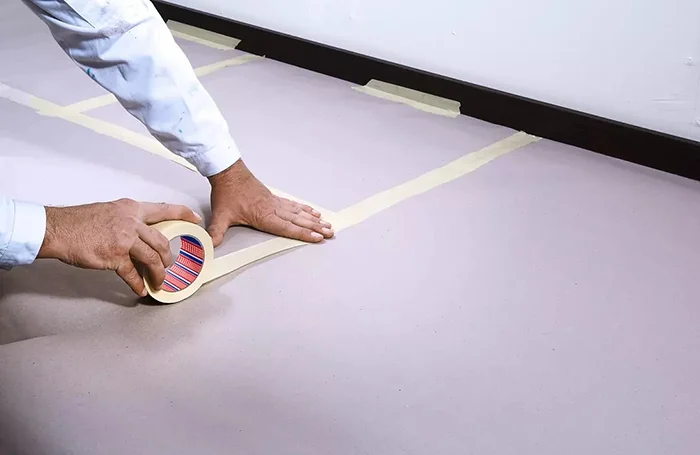 Banda adeziva de mascare din hartie 25 mm x 50 m Tesa – imaginea 2