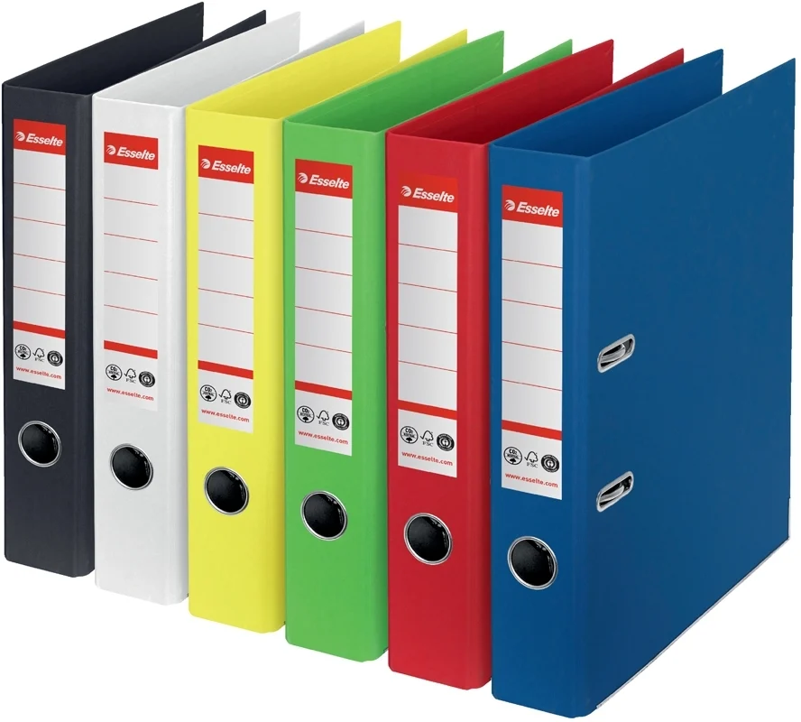 Biblioraft Esselte No.1 Power Recycled, carton, 100% reciclat, reciclabil, certificare FSC, A4, 50 mm – imaginea 2