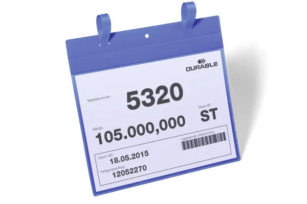 Buzunar logistic cu agatatoare A4 landscape 330 x 290 mm 50 buc/set Durable – imaginea 2