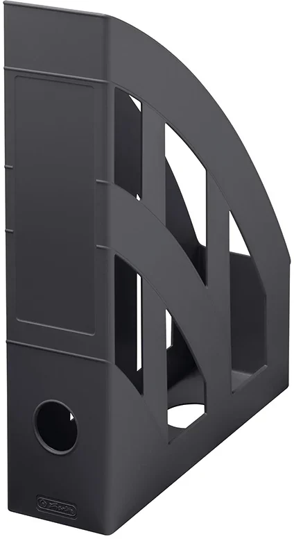 Suport dosare A4 plastic, culoare anthracite, seria Blue Angel Herlitz