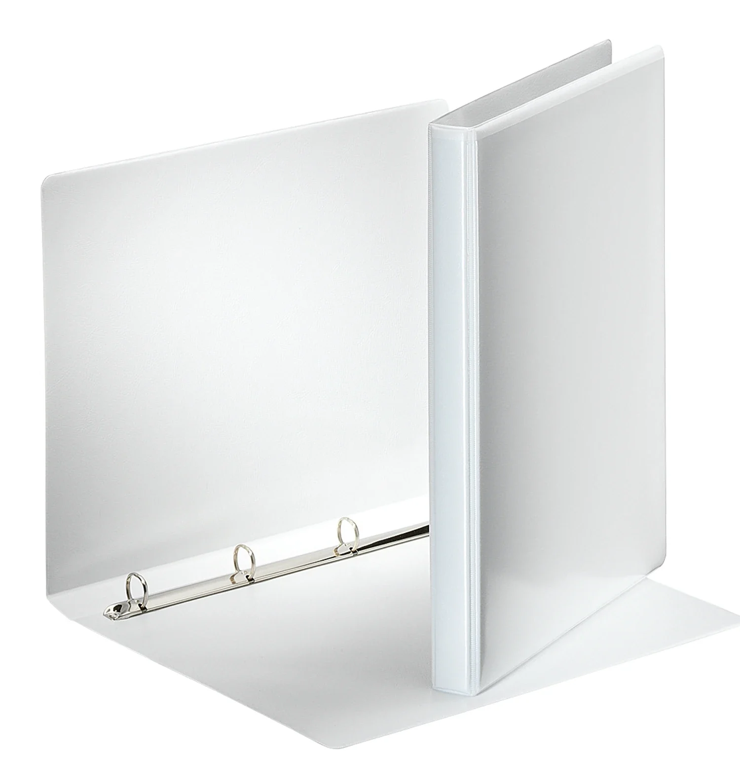 Caiet mecanic Panorama, PP/PP, partial reciclat, certificare FSC, A4, mecanism 4RR, inel 16 mm, alb, Esselte