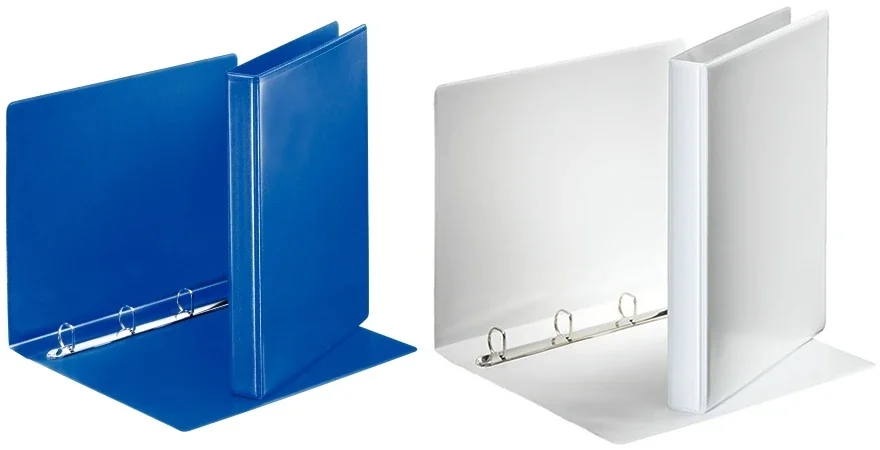 Caiet mecanic Panorama, PP/PP, partial reciclat, certificare FSC, A4, mecanism 4DR, inel 20 mm, Esselte