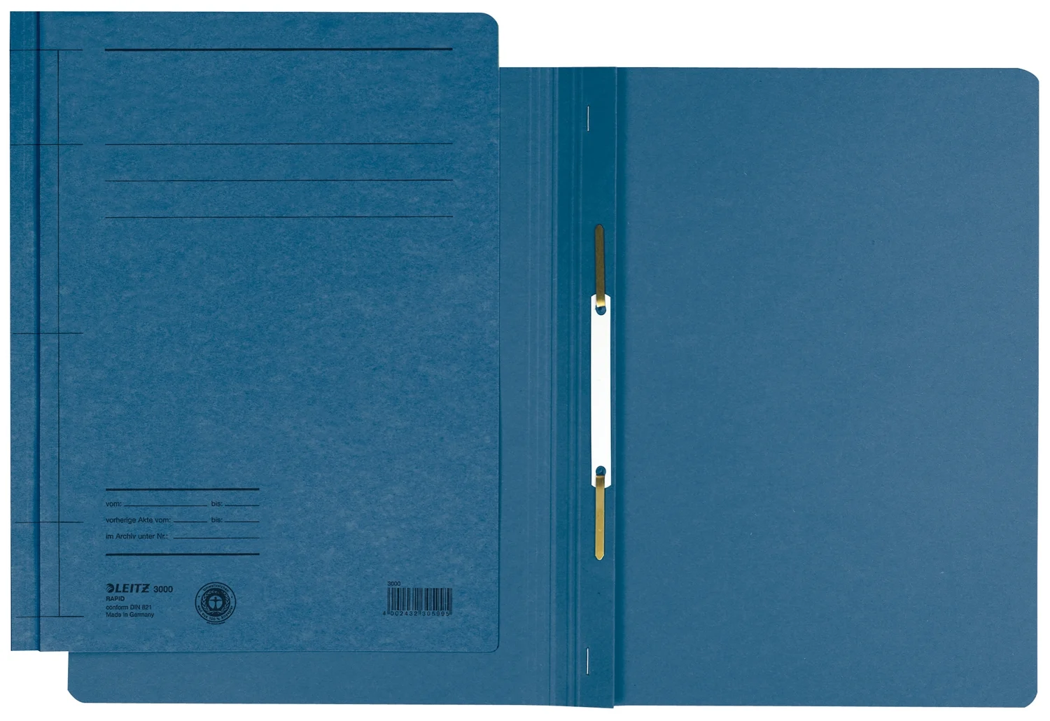 Dosar cu sina, carton, 100% reciclat, certificare Blue Angel, A4, 250 coli, Leitz – imaginea 2