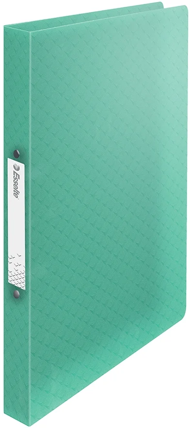 Caiet mecanic Colour Breeze, PP, A4, coperta moale, mecanism 2RR, inel 25 mm, verde Esselte – imaginea 2