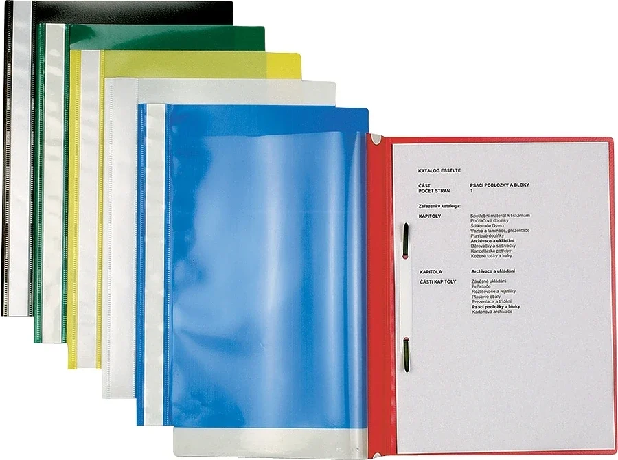 Dosare din plastic, A4, 25 buc/set, VIVIDA, Esselte