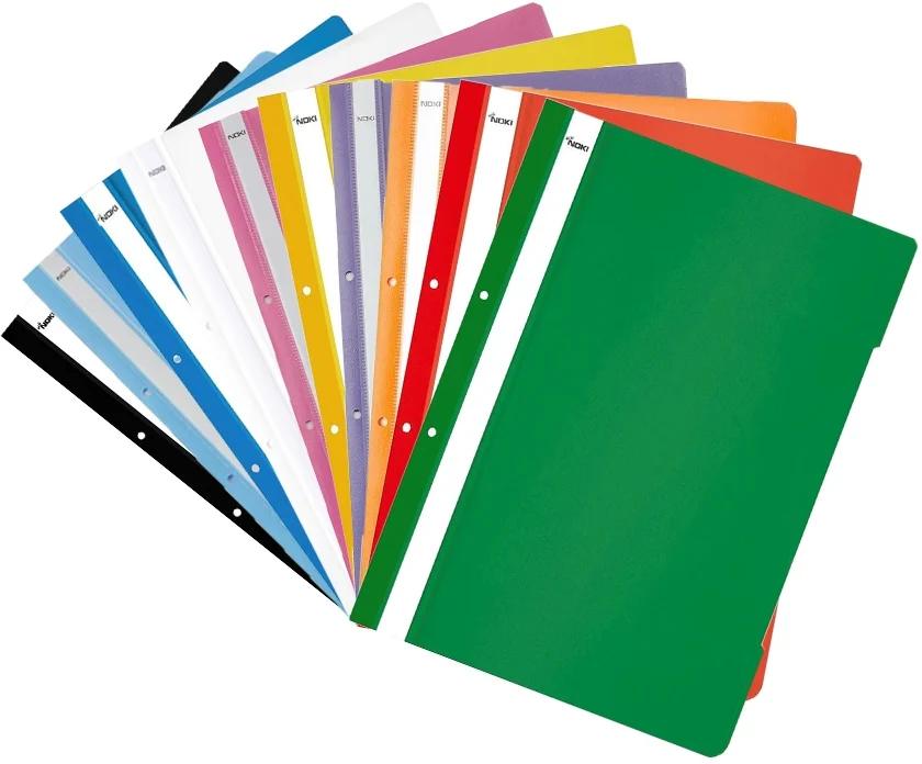 Dosar plastic A4 cu sina si perforatii Noki